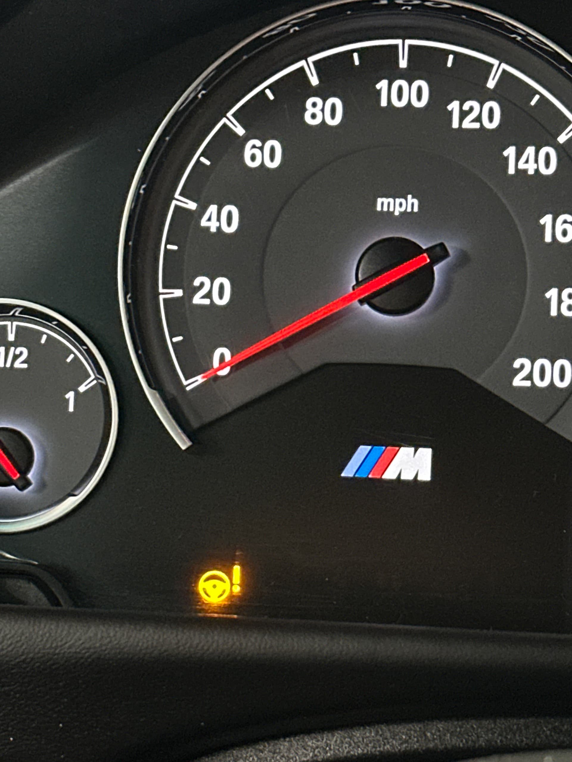 Instrument cluster warning light